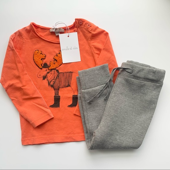 Emile et Ida Other - Emile et Ida Moose Top and Anais & I Joggers